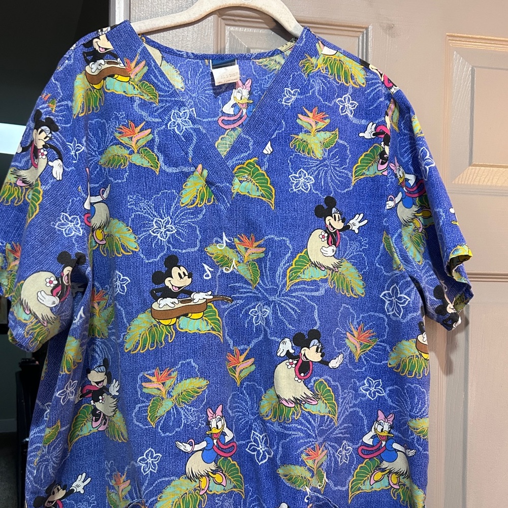 Disney Scrub Top